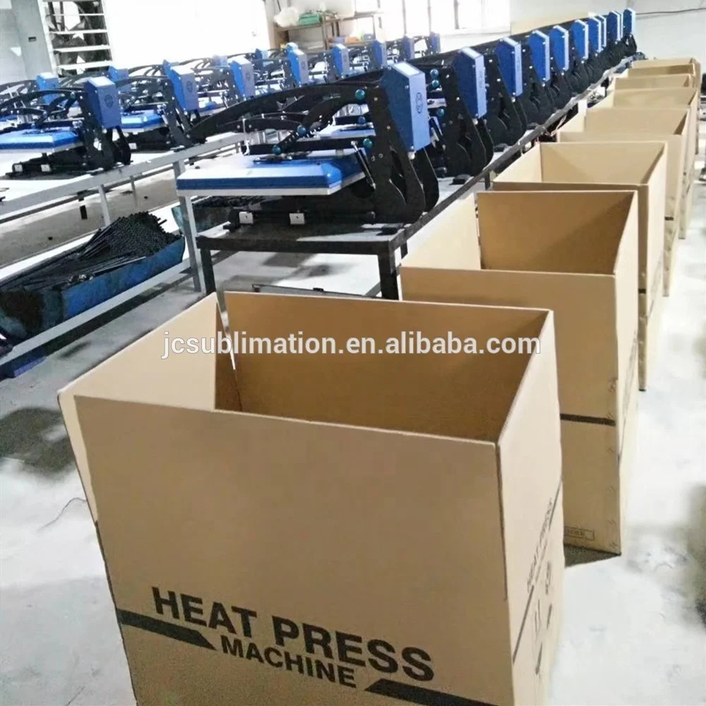 
Good quality factory directly export Pneumatic double station heat press machine 