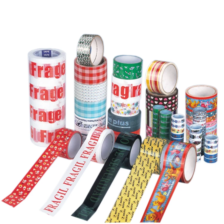 BOPP Acrylic Packing Tape Packaging Tape Adhesive Tape Waterproof Free Offer Printing Bopp Film Acrylic Glue,bopp Single Sided