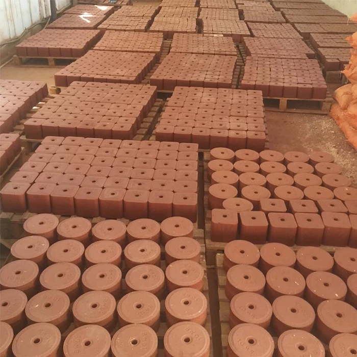 Different size licking salt block