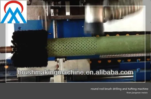 High speed  3 axis convenient efficient roller brush drilling and tufting  machine