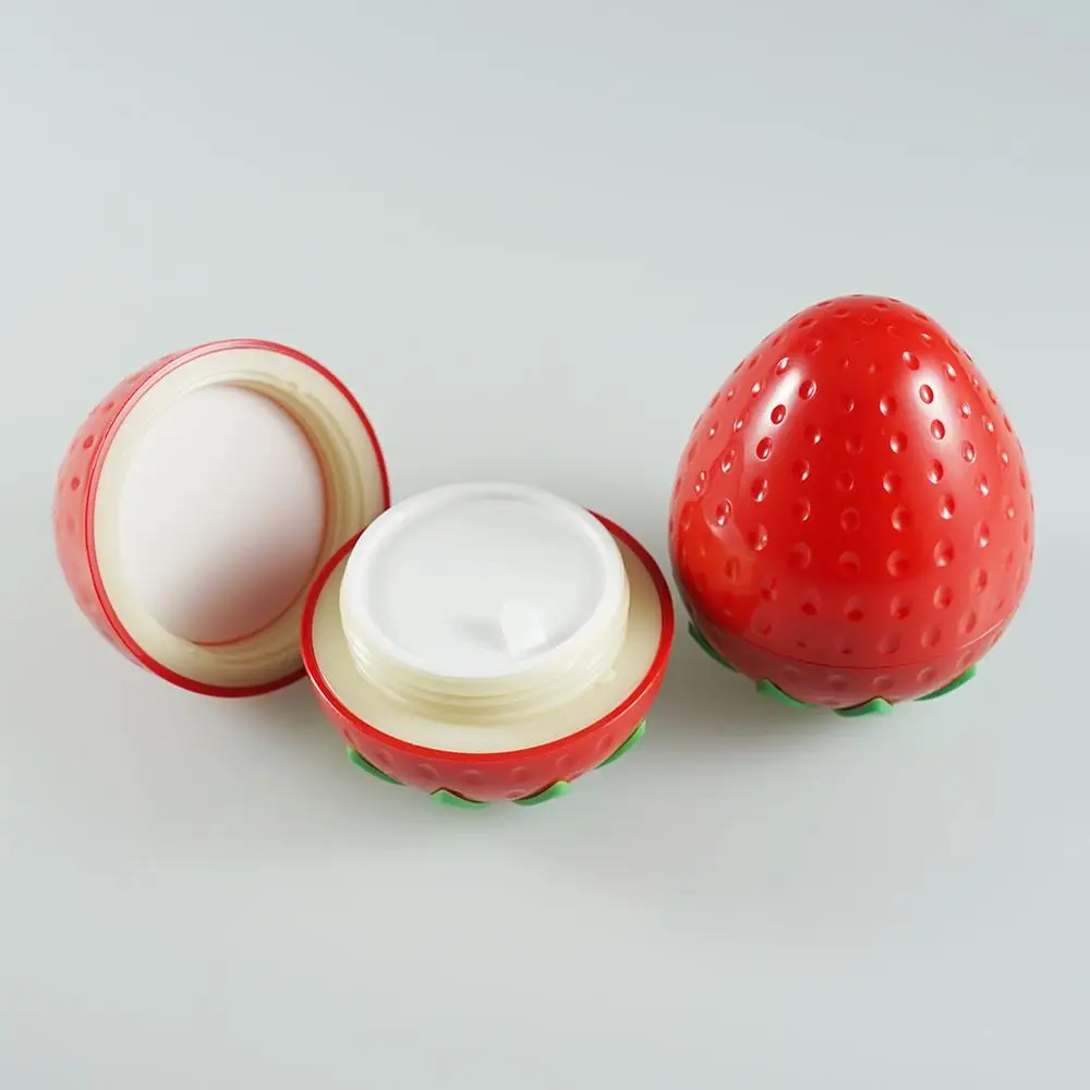 Fruit  strawberry shape empty cute 30g child cosmetic cream ,facial cream jar , eye essence container