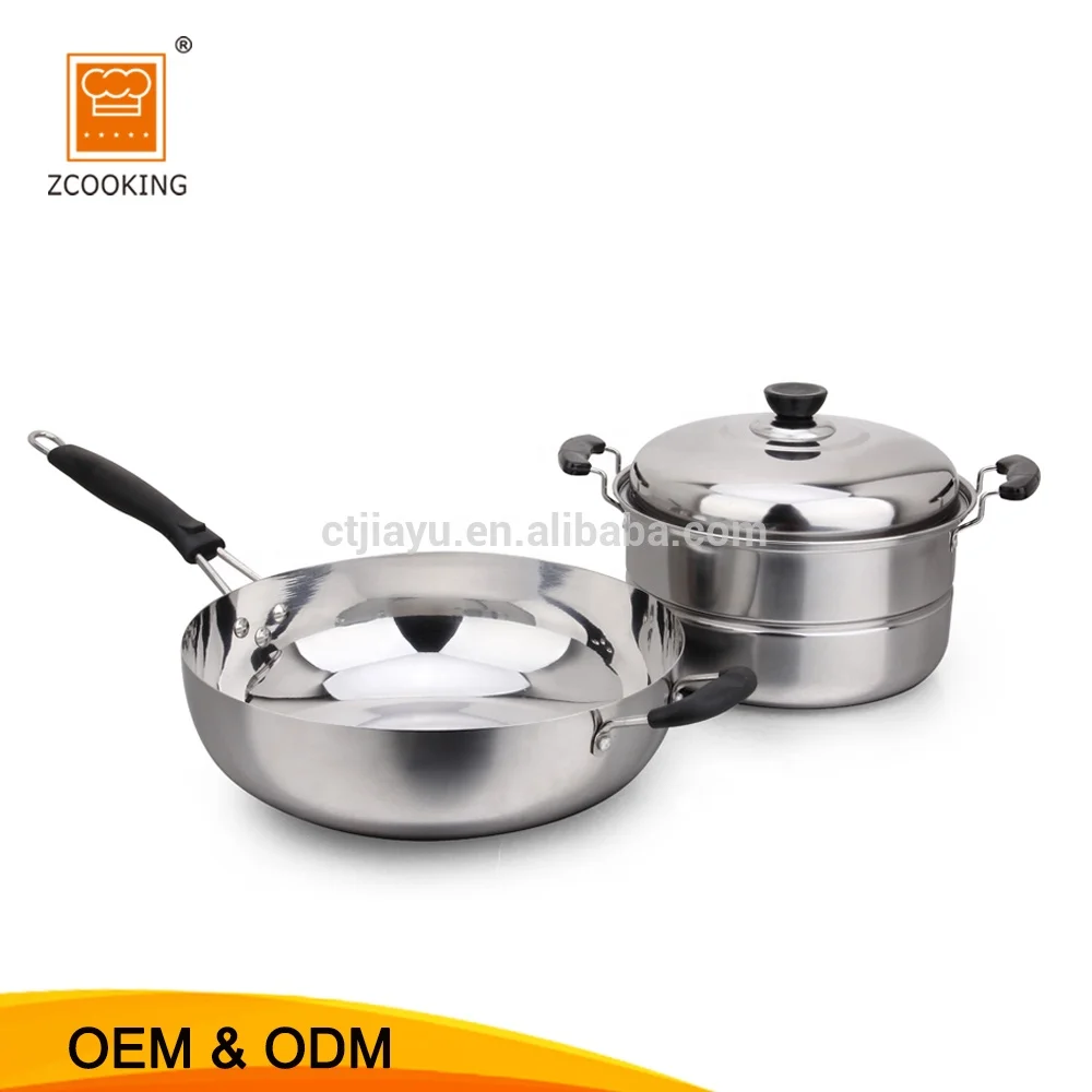 Stainless Steel Soup Pot Stainless Steel Cooking Set Milk Pot