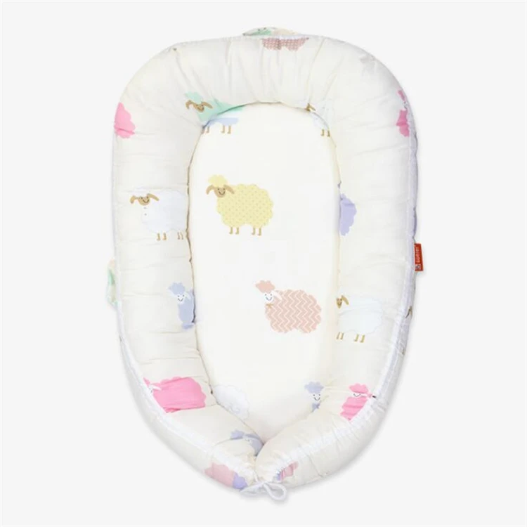 
Hot Sale Travel Bed Newborn Organic Baby Lounger For Baby 