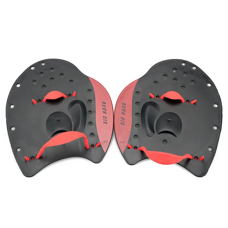 Silicone Swimming Hand Flipper Swim Training Finger Webbed Gloves Fins Paddle