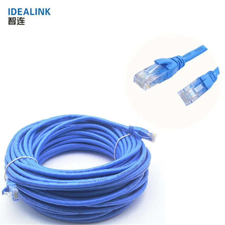 Низкая цена ПВХ Куртка 1 м 2 3 Cat6 Rj45 Utp сети Ethernet Патч-корд