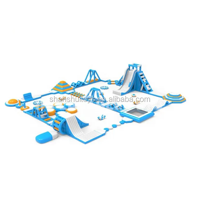 Аттракционы для морского аквапарка гигантские надувные плавающие водные виды спорта