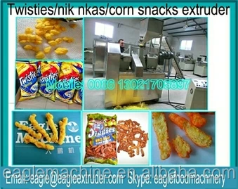 120-150kg/h corn snack making machine