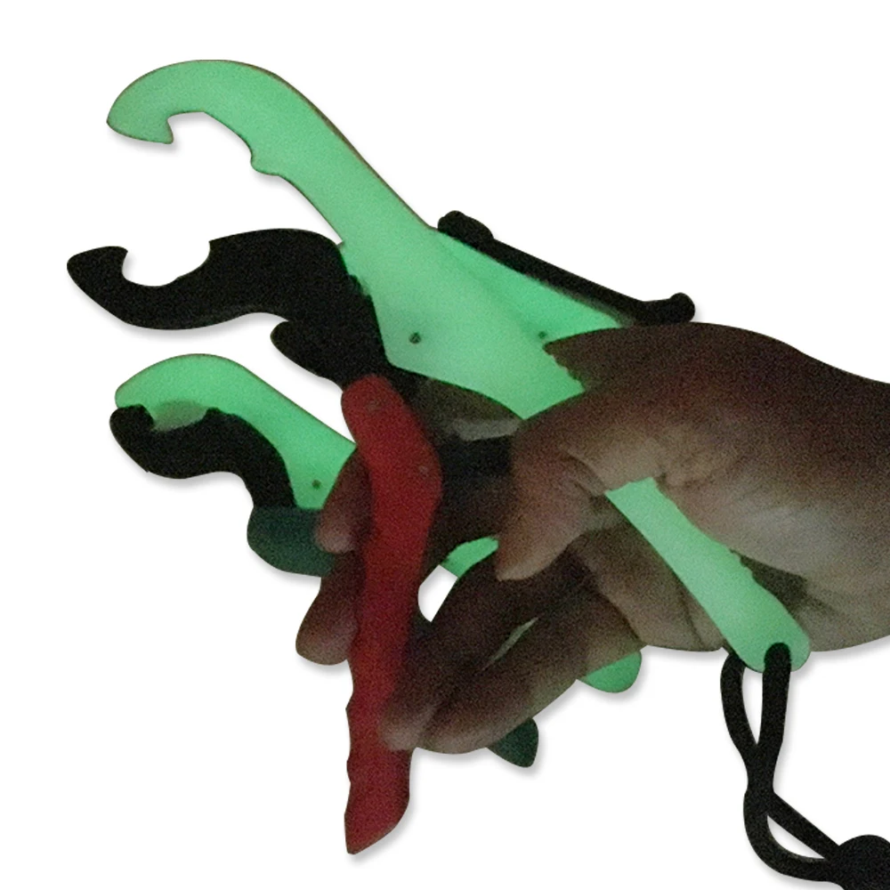 
8 Inch Fishing Goods Floating Water Belt Noctilucent Fish Clamp Handheld fish grip plastic Fish Lip Gripper 