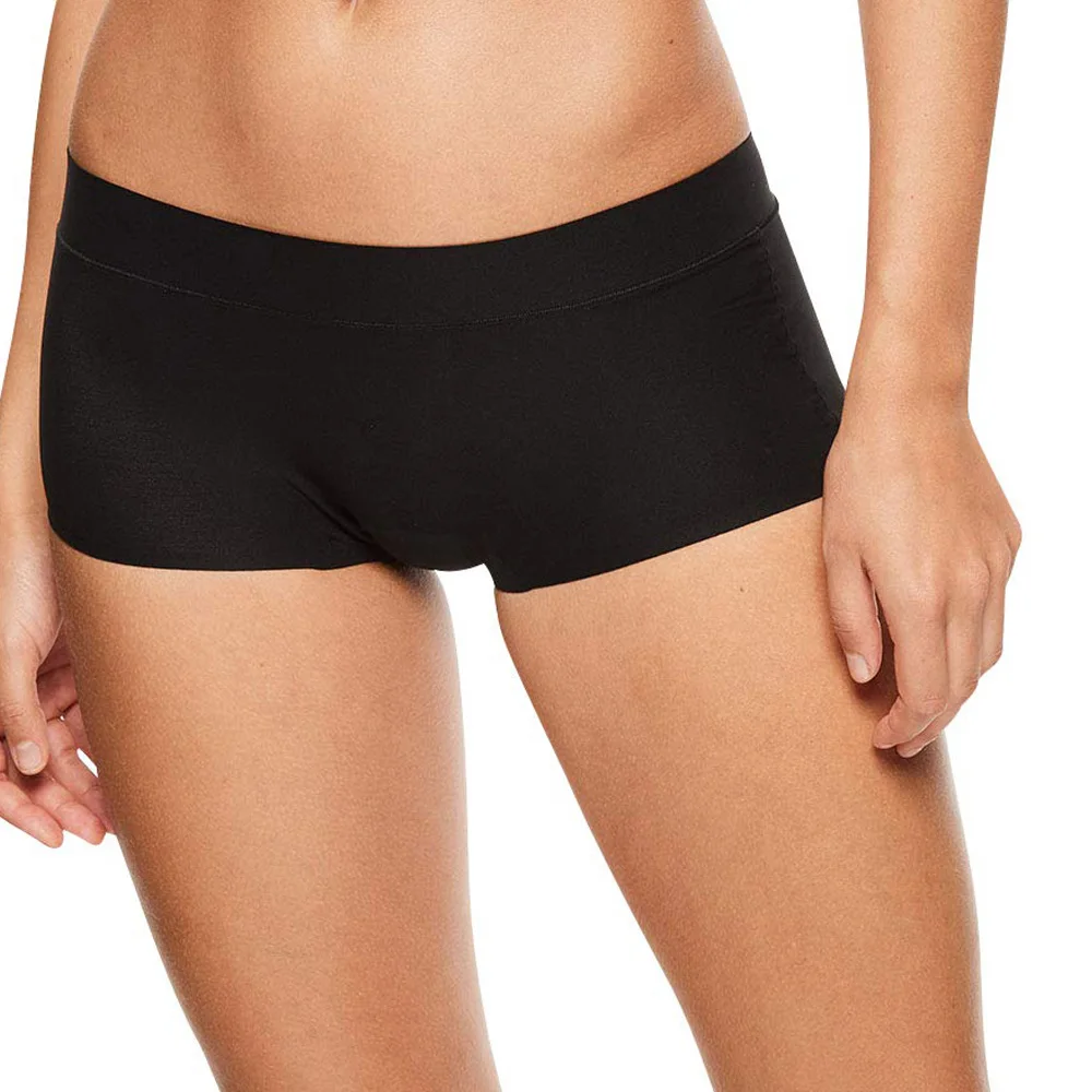 Transparent Sexy Plus Size Boyshorts Breathable Easy Care Women Invisible Stretchy Boyleg Panties