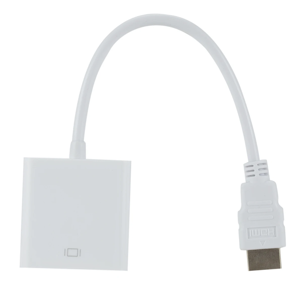 Заводская цена, адаптер HDMI-VGA 1080P, кабель-преобразователь hdmi-vga с аудио портом, высококачественный разъем hdmi-vga