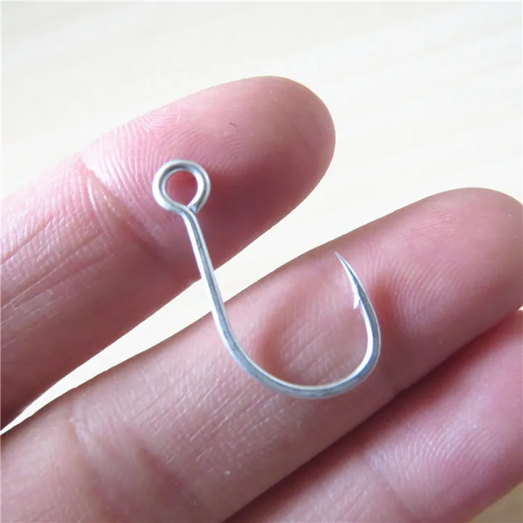 
 Рыболовные крючки NL005 из белой высокоуглеродистой стали, 1, 2, 4, 6, 8, все размеры, для соленой воды  