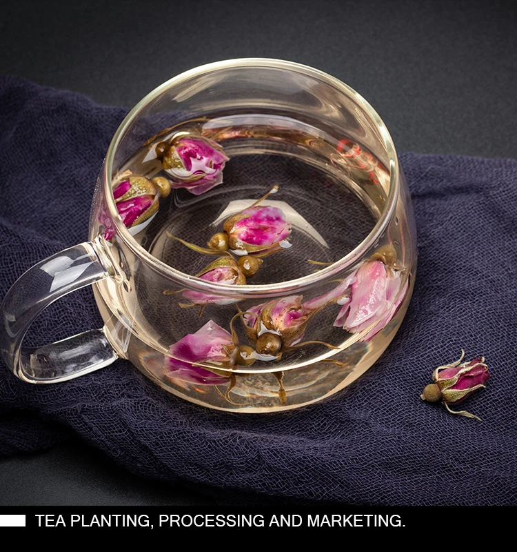 
Shandong Dry Pink Rose Buds Tea 