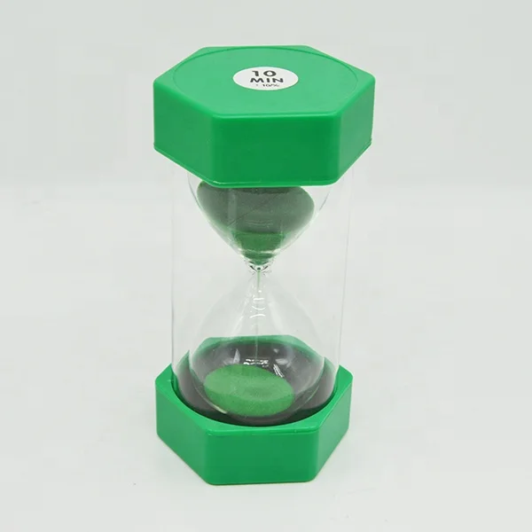15 Minutes Hexagon Plastic Sand Timer Hourglass
