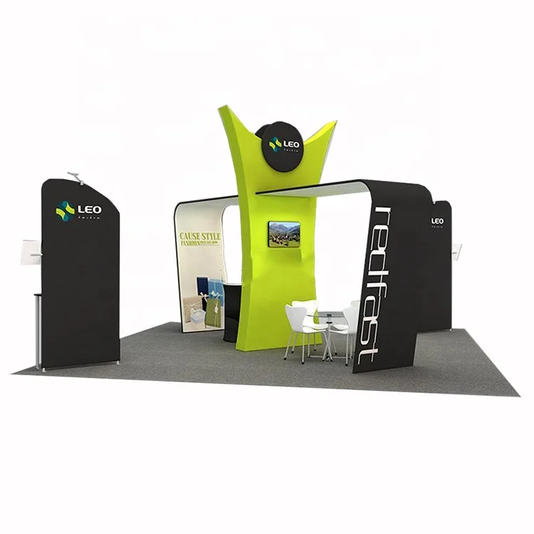 6*3 м более 100 квадратных метров алюминиевая рама двухэтажная выставка дизайн для киоска система Полюс Изготовление