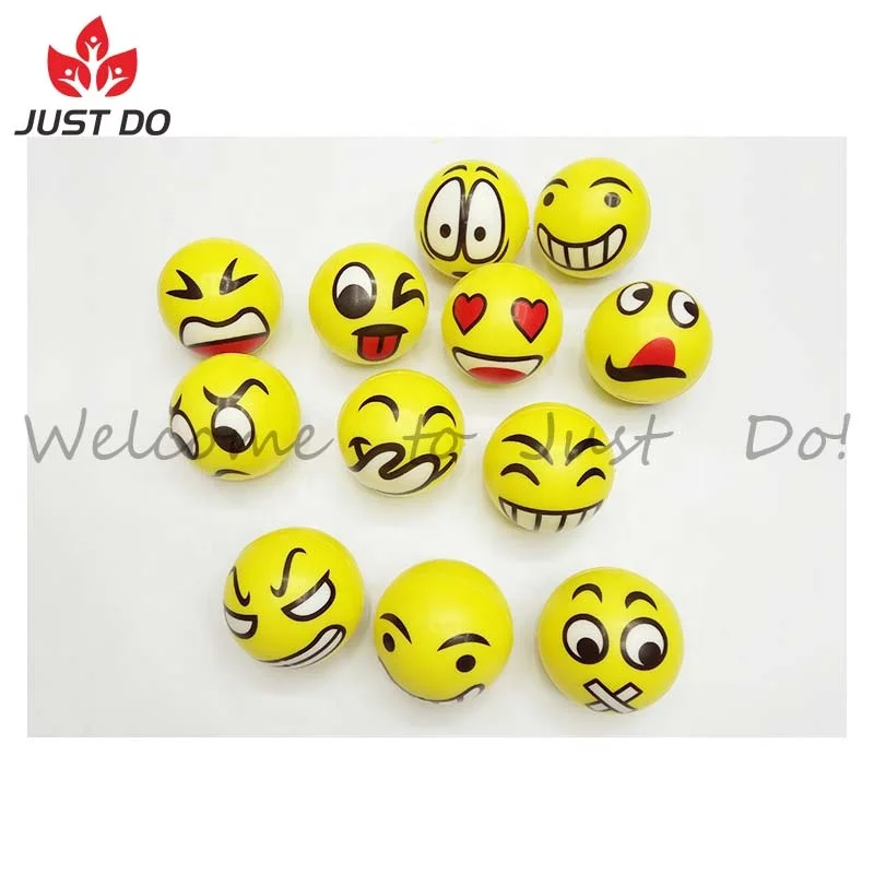 
Favors Emoticon Funny Face Stress Relief Squeeze Ball 