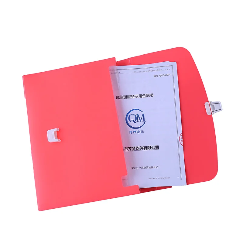 Custom printing high grade hard cover plastic a4 size expanding file folder