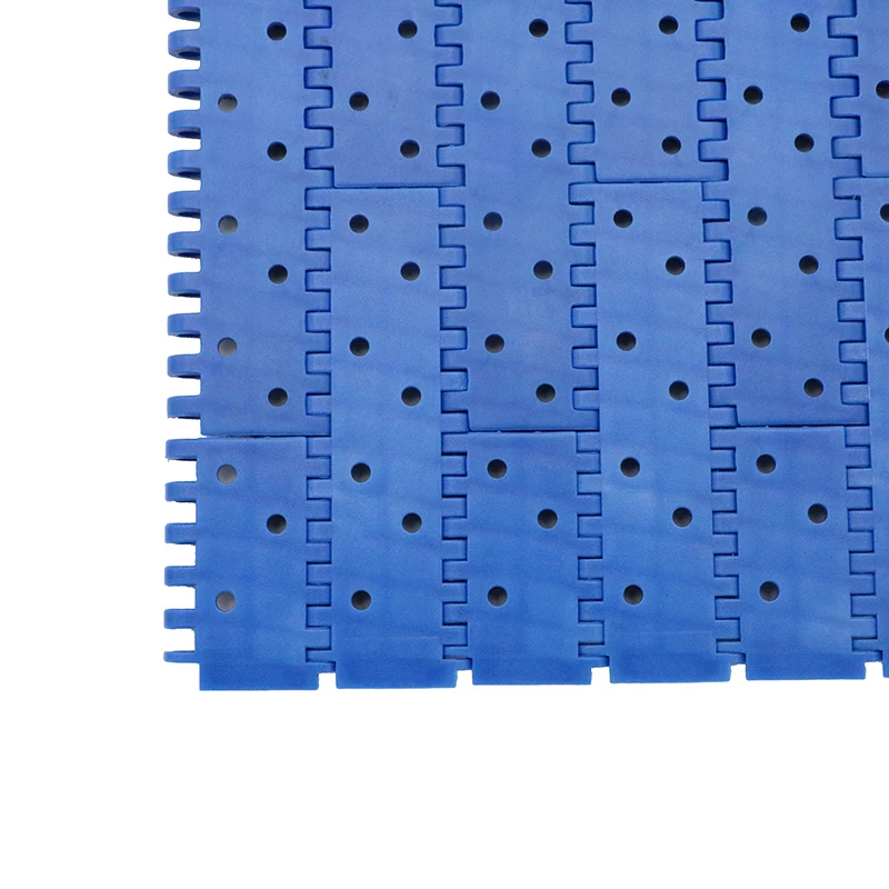 2 Perforated Flat Top Round Holes Modular Conveyor Belt