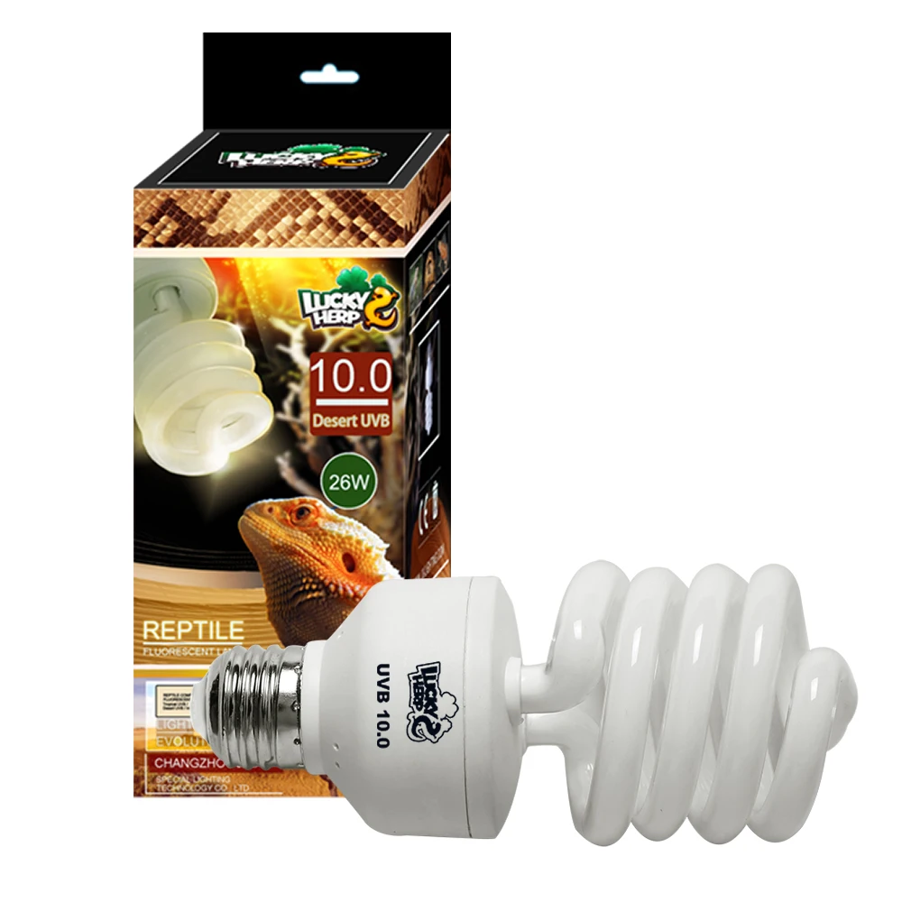 reptile  Lamp, uva uvb 10.0 13w/ 26w warm and heat bulb for tortoise