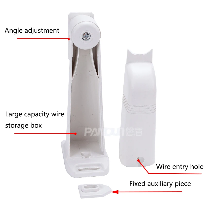 PANDUN monitoring waterproof box type integrated storage bracket can hide POE outdoor waterproof rain camera bracket
