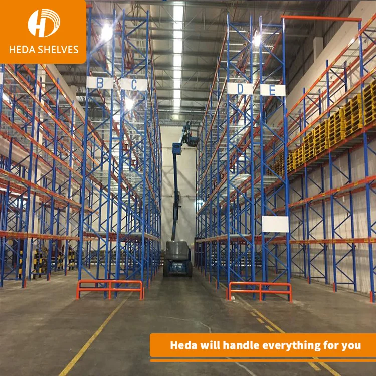 Heavy duty load 1000-1500kg Radio adjustable pallet warehouse transfer racking system