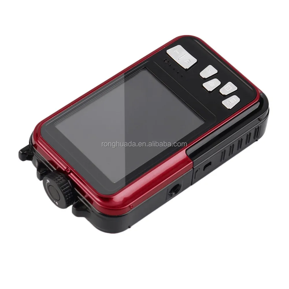 Full HD 1080P 24 Mega Pixels Digital Photo Video Camera Shockproof with Dual Screen with16x Digital Zoom (DC6000)