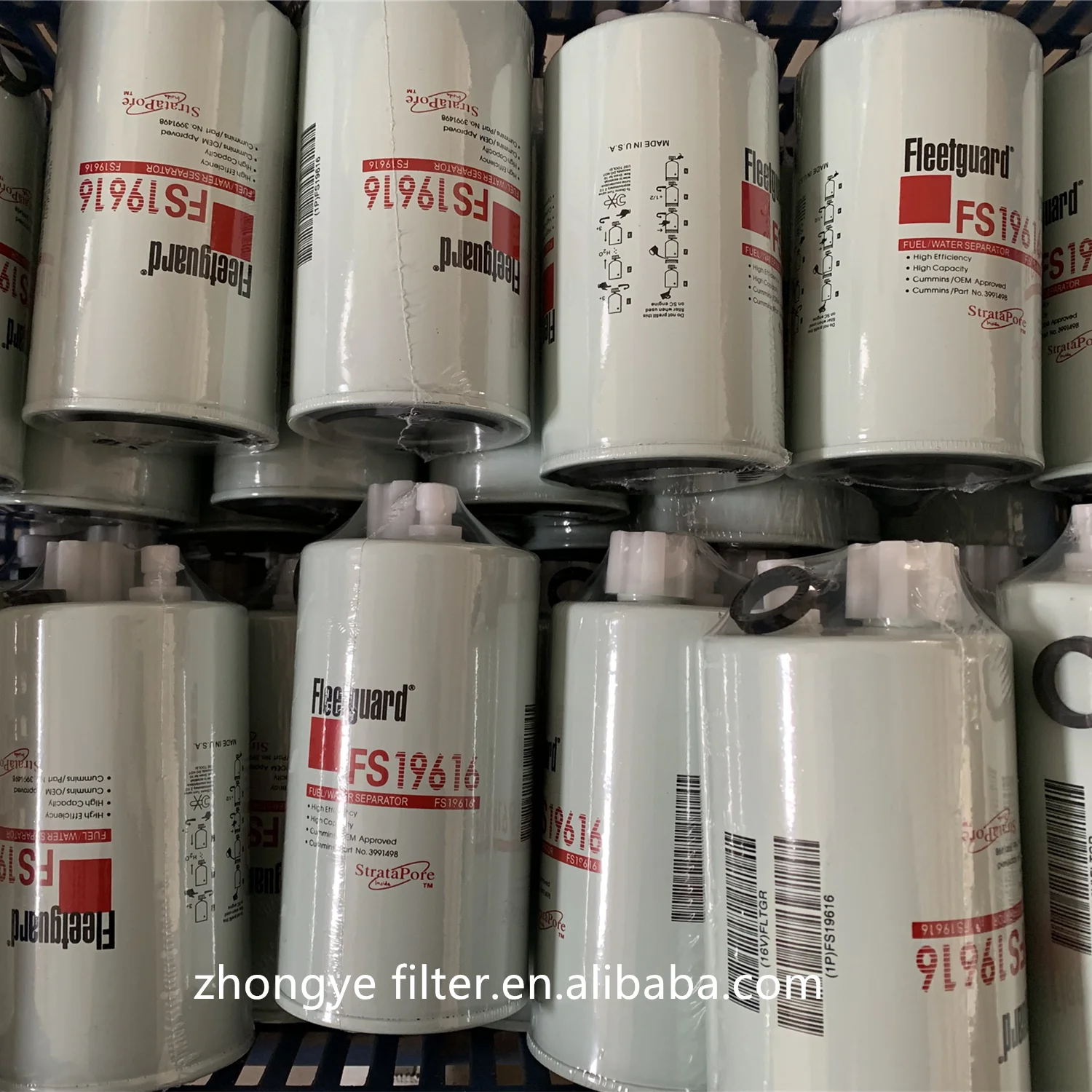 Selling Diesel Fuel Filter Fuel Water Separator Filter FS1065 4934879 BF1378-SPS