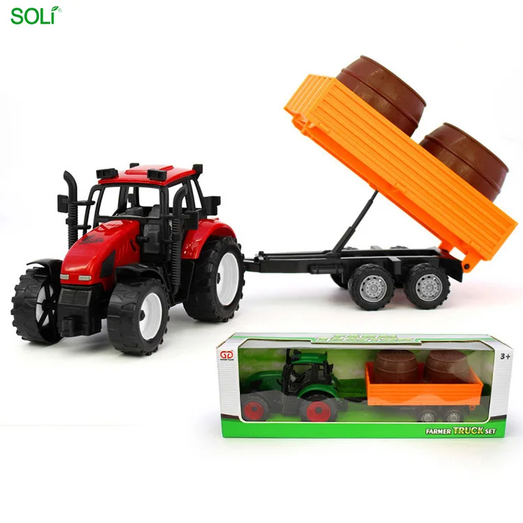 Сделано в Китае лидер продаж детское пластиковое ведро дешево новая модель трактора игрушечные фермерские