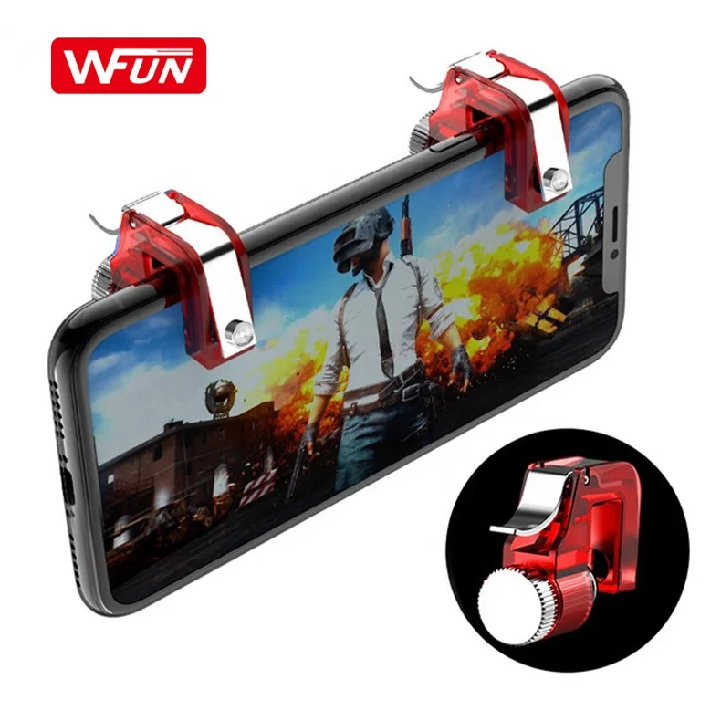 
Original Factory Price R11 Gamepad PUBG Mobile Phone Gaming Joystick Fire Trigger Button Aim Key Shooter 