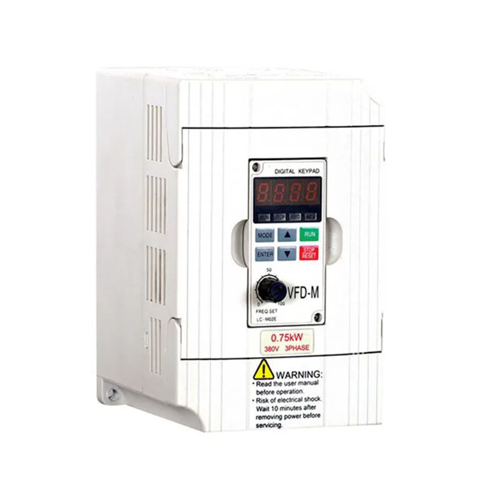 Мини-однофазный преобразователь частоты 220 В 0.75KW