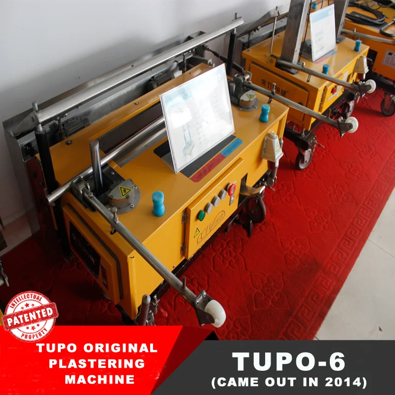 TUPO 6 China New Models Automatic Plastering Machine Price