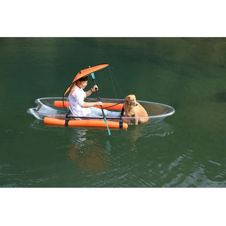 New Launched Clear Kayak New Design Crystal see through Transparent canoe