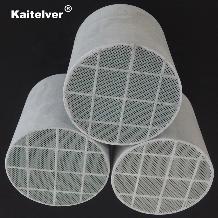 Cordierite honeycomb ceramic monolith DPF diesel particulate filter for exhaust purification