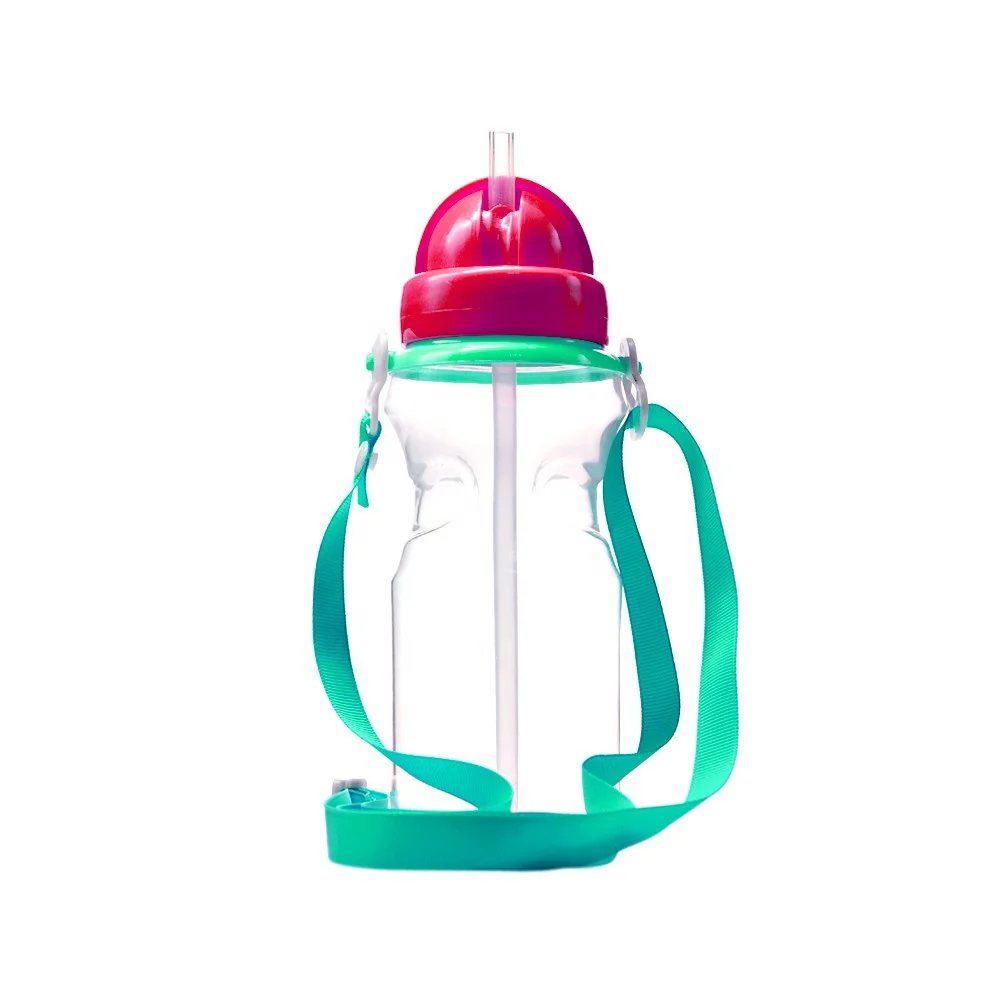 
2021 Manufacturer Supplied Direct Baby Drinking Water Bottle Training Cup Sippy Cup Baby Straw Cup 