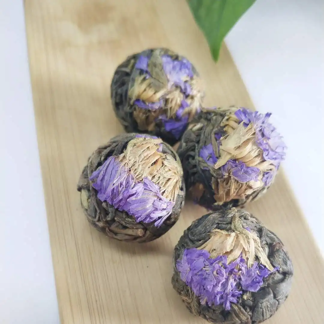 
D-dragon ball jasmine tea dry chrysanthemum bud flower tea porcelain tea ball infuser 