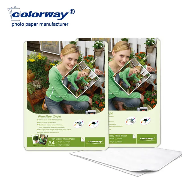 Inkjet papel fotografico 300gr 10x15 inkjet glossy photo paper