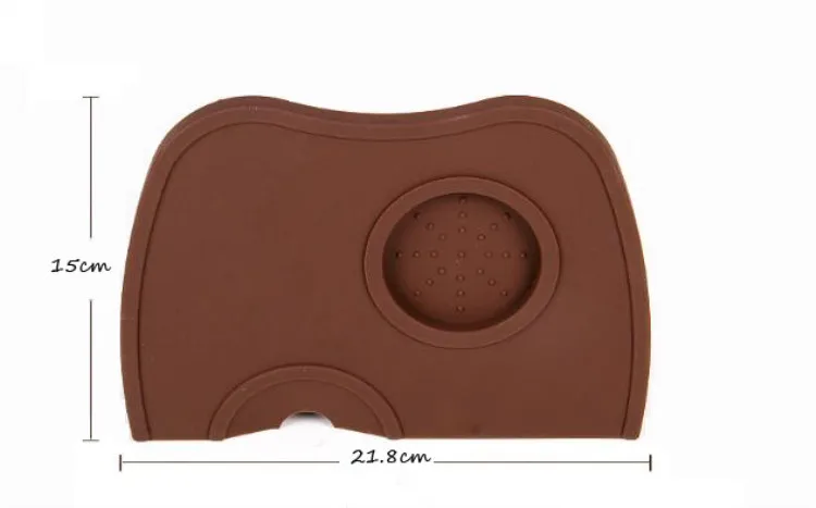 Espresso Coffee Tamp Mat. Fluted Silicone Coffee Tampering Corner Pad /Mat Tool