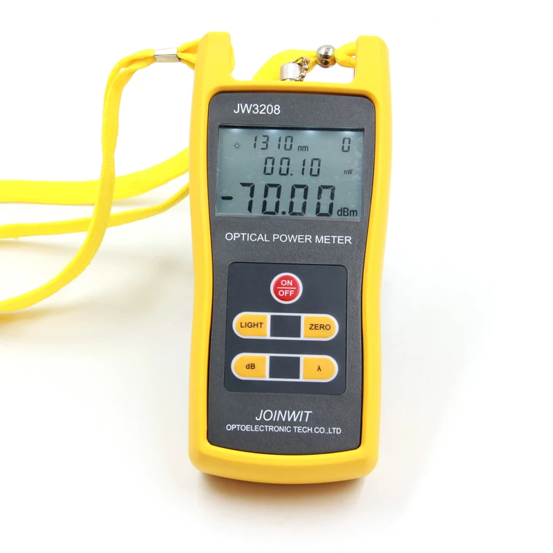 Optical Power Meter Joinwit JW3208A Portable Handheld Optical Power Meter with FC SC ST Connector