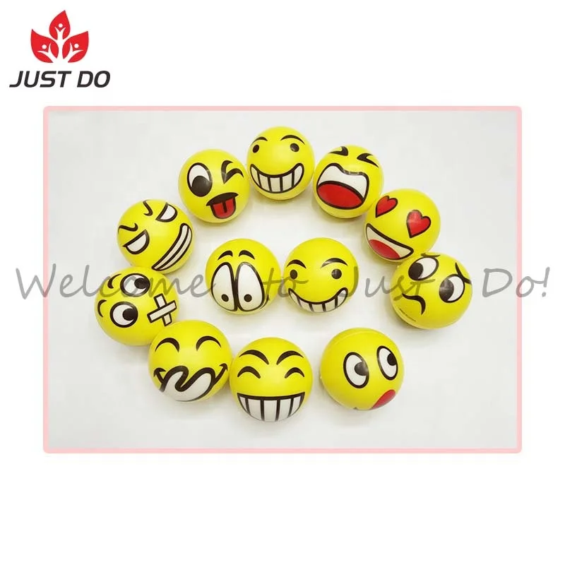 
Favors Emoticon Funny Face Stress Relief Squeeze Ball 