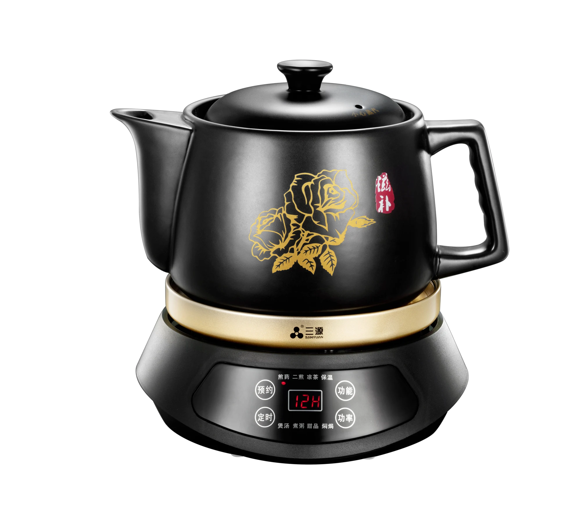 3L 500W CE electric full automatic pottery herbal medicine health cooker pot