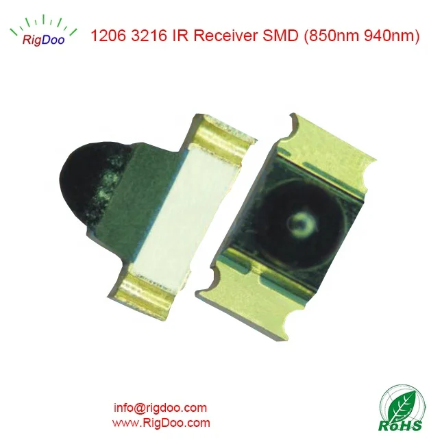 
Free Samples RoHS 1206 3216 Infrared 940nm Receiver Transistor IR Receiver Transistor Electronic Components Manufacturer 