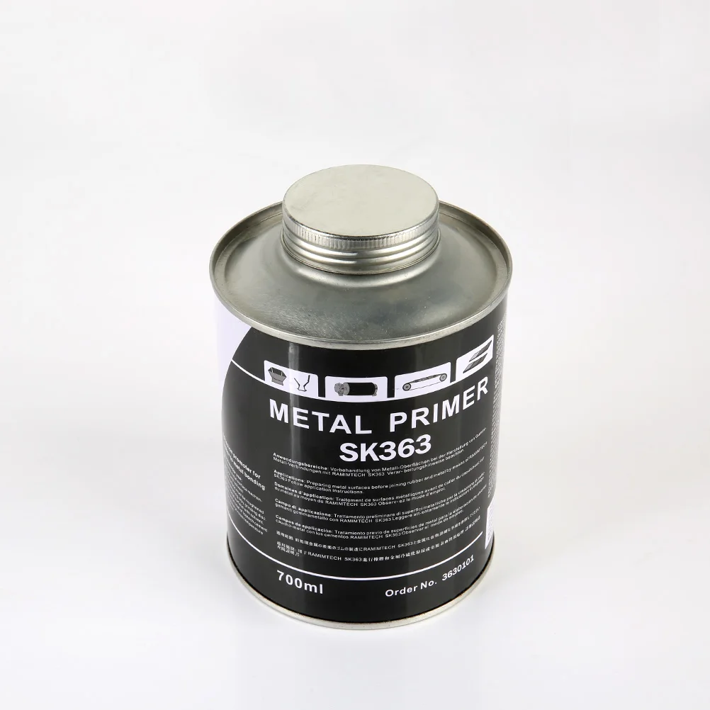 Conveyor belt cold bonding agent for rubber to metal bonding