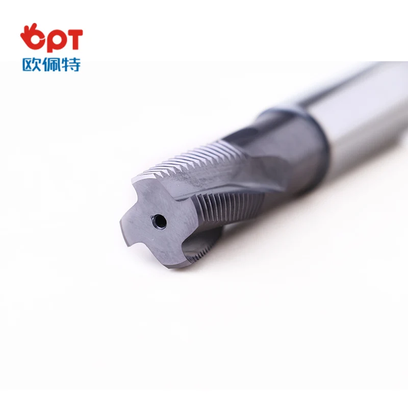 Coolant thread milling cutter for ISO mertic thread