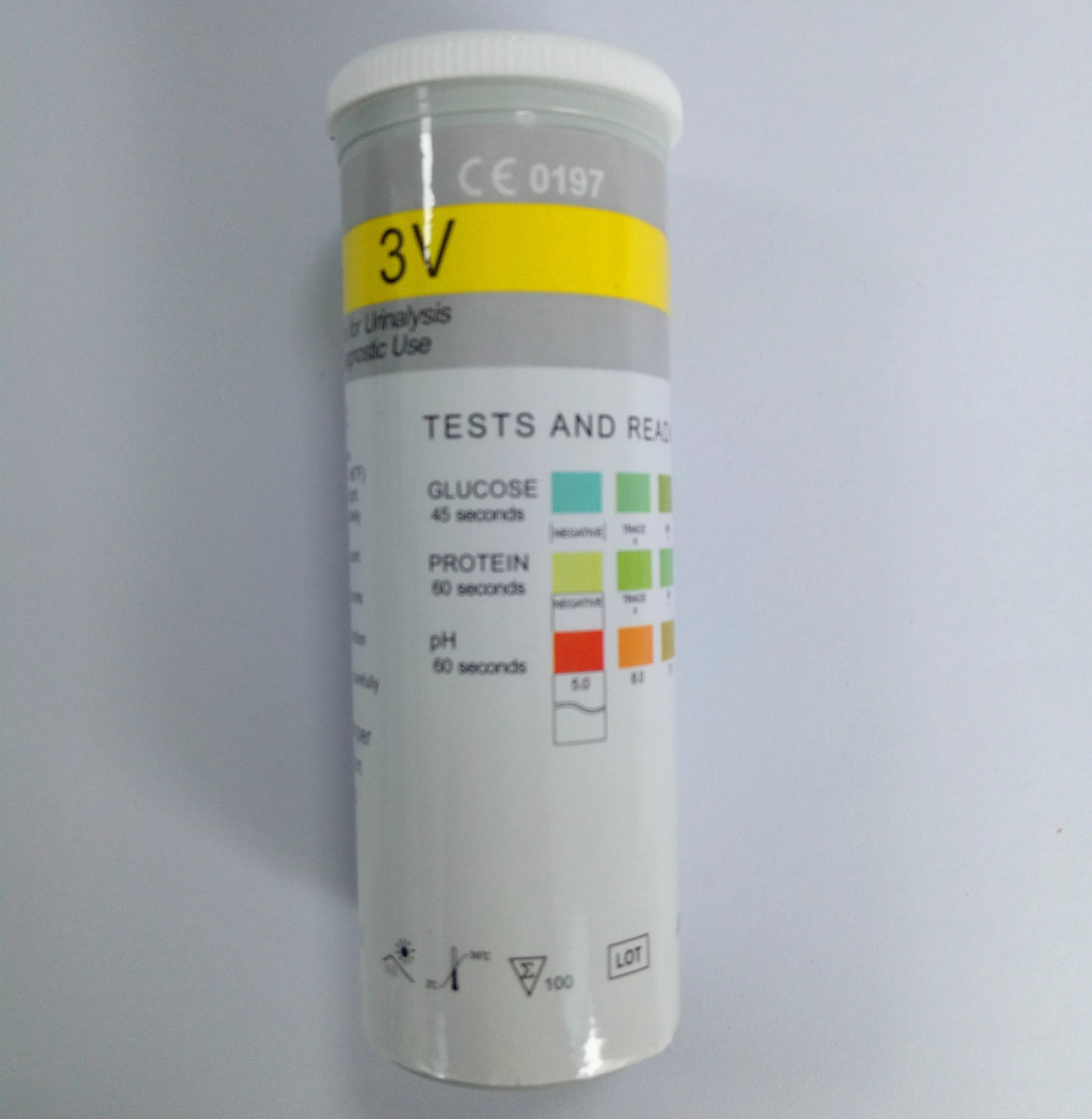 
CE approved disposable ketone test strip 