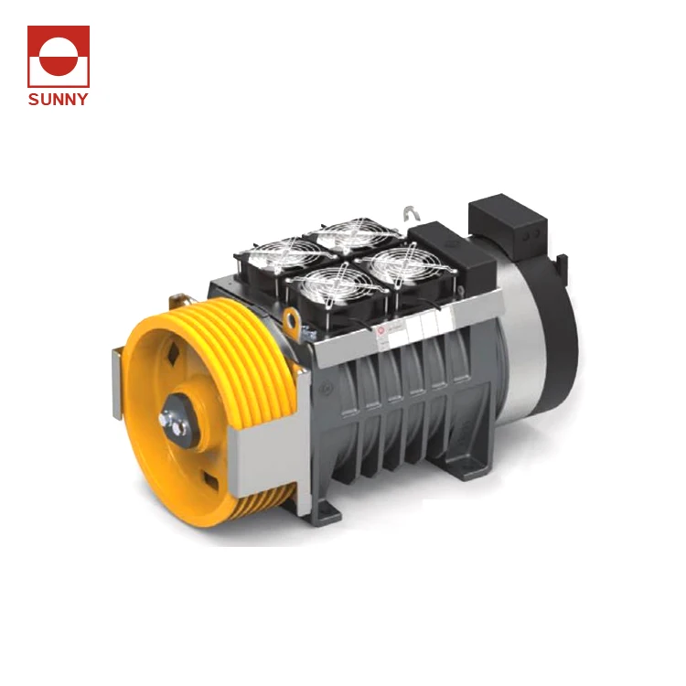 ISO9001 Standard Elevator Electric Motor 220kg DC110V / 2.3A Brake Voltage