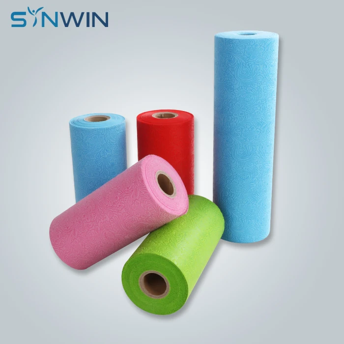 Gifts Wrapping Paper Sheet Flower Packing Embossing Non Woven Fabric