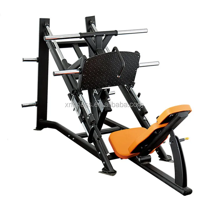 sports equipment plate loaded hammer strength 45 degree linear leg press Gym Equipment XF25   Bodybuilding Products
