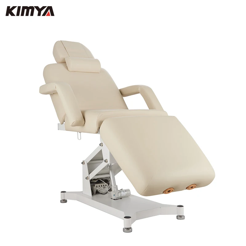 Kimya high quality 3 motors white beauty salon spa cosmetic chair beauty/cosmetic treatment chair