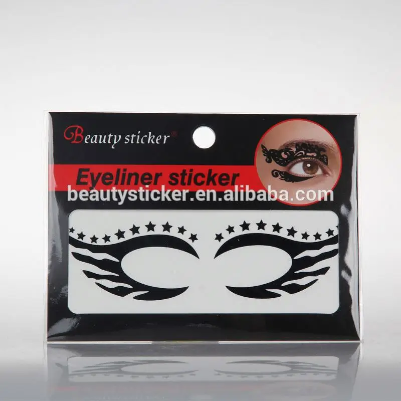 Бабочка Дымчатая Красивая Наклейка Крыло черный глаз линейный легко снимается тату-наклейка для глаз