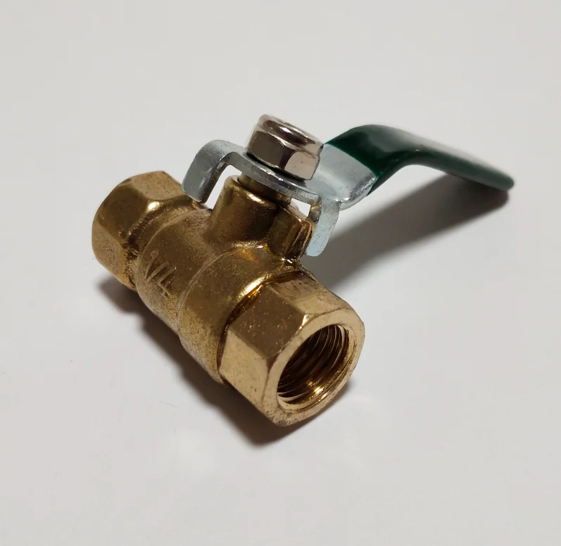 Латунный шаровой кран высокого давления с внутренней резьбой, 1/4 дюйма, профессиональный поставщик
