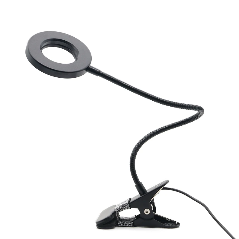 Customized logo USB led desk lamp modern flexible usb clip desk lamp